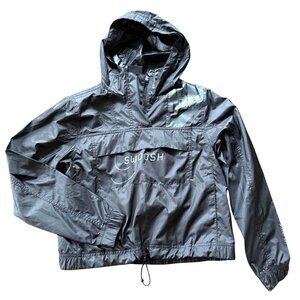 Nike Sportswear Utility Swoosh Hooded Windbreaker Jacket Women's Size XS Black